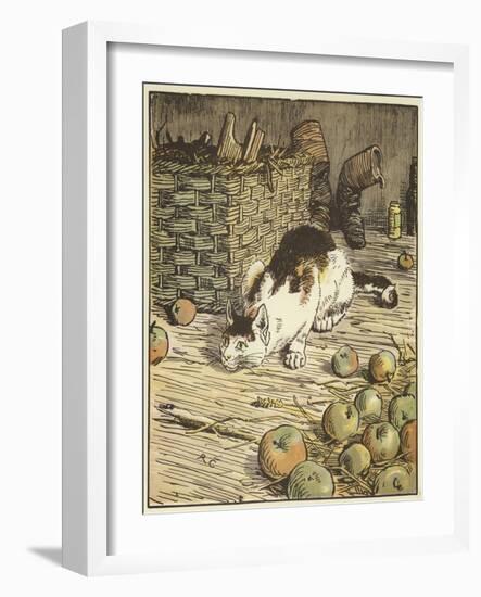 The House that Jack Built (Colour Litho)-Randolph Caldecott-Framed Giclee Print