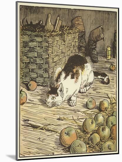 The House that Jack Built (Colour Litho)-Randolph Caldecott-Mounted Giclee Print