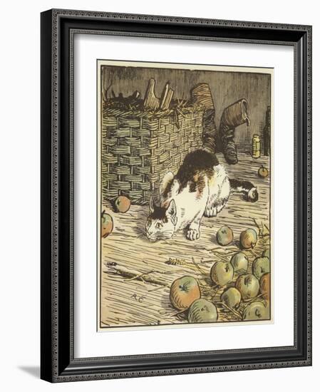 The House that Jack Built (Colour Litho)-Randolph Caldecott-Framed Giclee Print