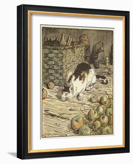 The House that Jack Built (Colour Litho)-Randolph Caldecott-Framed Giclee Print