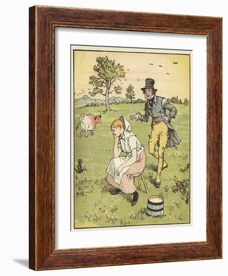 The House that Jack Built (Colour Litho)-Randolph Caldecott-Framed Giclee Print