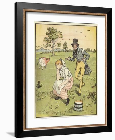 The House that Jack Built (Colour Litho)-Randolph Caldecott-Framed Giclee Print