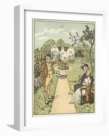 The House that Jack Built (Colour Litho)-Randolph Caldecott-Framed Giclee Print