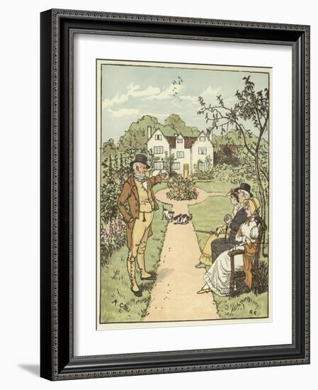 The House that Jack Built (Colour Litho)-Randolph Caldecott-Framed Giclee Print