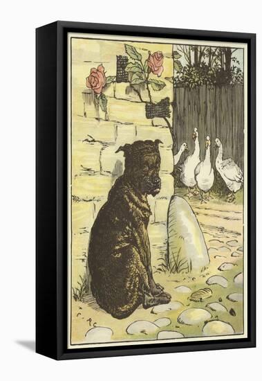 The House that Jack Built (Colour Litho)-Randolph Caldecott-Framed Premier Image Canvas