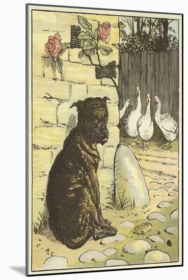 The House that Jack Built (Colour Litho)-Randolph Caldecott-Mounted Giclee Print