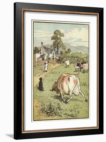 The House that Jack Built (Colour Litho)-Randolph Caldecott-Framed Giclee Print