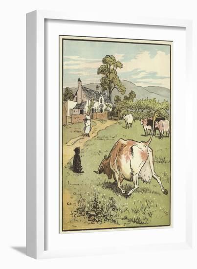 The House that Jack Built (Colour Litho)-Randolph Caldecott-Framed Giclee Print