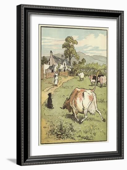 The House that Jack Built (Colour Litho)-Randolph Caldecott-Framed Giclee Print