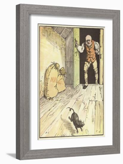 The House that Jack Built (Colour Litho)-Randolph Caldecott-Framed Giclee Print