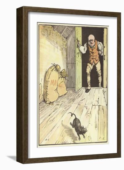 The House that Jack Built (Colour Litho)-Randolph Caldecott-Framed Giclee Print