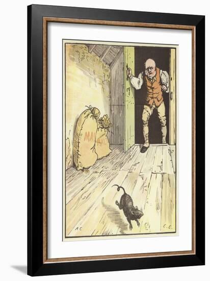 The House that Jack Built (Colour Litho)-Randolph Caldecott-Framed Giclee Print