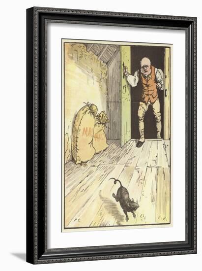 The House that Jack Built (Colour Litho)-Randolph Caldecott-Framed Giclee Print