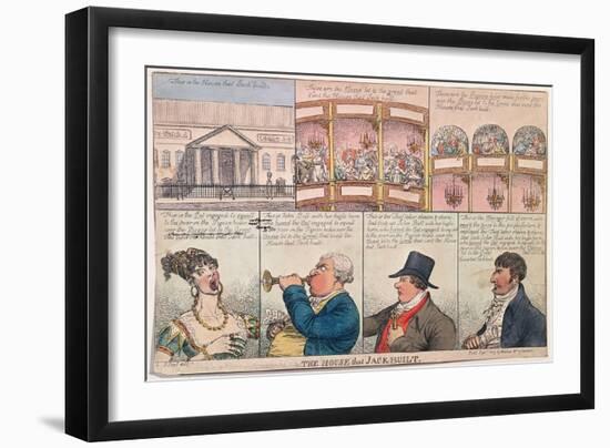 The House That Jack Built, Published by Walker in 1809-James Gillray-Framed Giclee Print