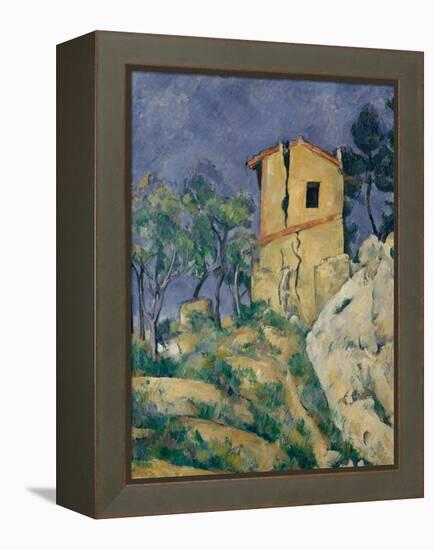 The House with the Cracked Walls, 1892-94-Paul Cezanne-Framed Premier Image Canvas