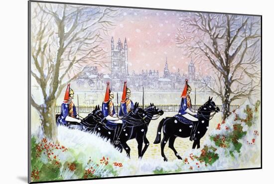 The Household Cavalry, 2005-Tony Todd-Mounted Giclee Print