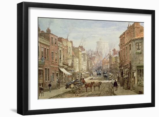 The Household Cavalry in Peascod Street, Windsor-Louise J. Rayner-Framed Giclee Print