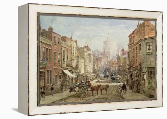 The Household Cavalry in Peascod Street, Windsor-Louise J. Rayner-Framed Premier Image Canvas