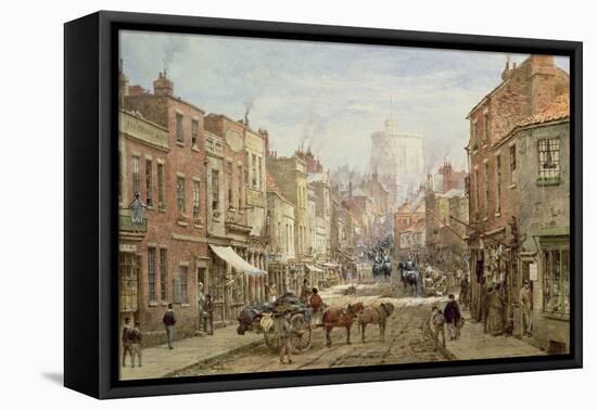 The Household Cavalry in Peascod Street, Windsor-Louise J. Rayner-Framed Premier Image Canvas
