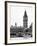 The Houses of Parliament and Big Ben - Hungerford Bridge and River Thames - City of London - UK-Philippe Hugonnard-Framed Photographic Print