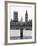 The Houses of Parliament and Big Ben - Hungerford Bridge and River Thames - City of London - UK-Philippe Hugonnard-Framed Photographic Print