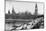 The Houses of Parliament and Westminster Bridge, London, 1926-1927-null-Mounted Giclee Print