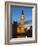 The Houses of Parliament, Big Ben and Westminster Bridge at Dusk, Westminster, London-Amanda Hall-Framed Photographic Print