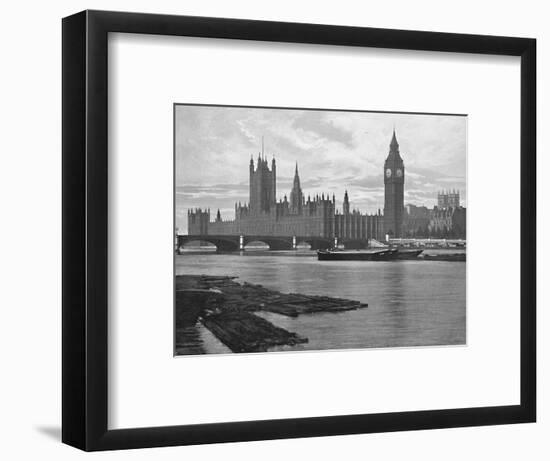 'The Houses of Parliament', c1896-Unknown-Framed Photographic Print