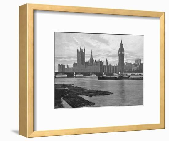 'The Houses of Parliament', c1896-Unknown-Framed Photographic Print