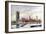 The Houses of Parliament from Lambeth Palace, Westminster, London, C1905-null-Framed Giclee Print