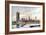 The Houses of Parliament from Lambeth Palace, Westminster, London, C1905-null-Framed Giclee Print