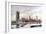 The Houses of Parliament from Lambeth Palace, Westminster, London, C1905-null-Framed Giclee Print