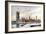 The Houses of Parliament from Lambeth Palace, Westminster, London, C1905-null-Framed Giclee Print