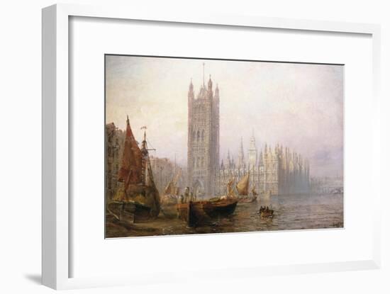 The Houses of Parliament, London-Claude T. Stanfield Moore-Framed Giclee Print