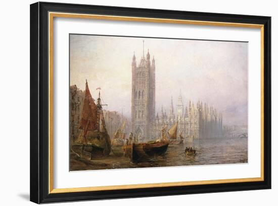 The Houses of Parliament, London-Claude T. Stanfield Moore-Framed Giclee Print