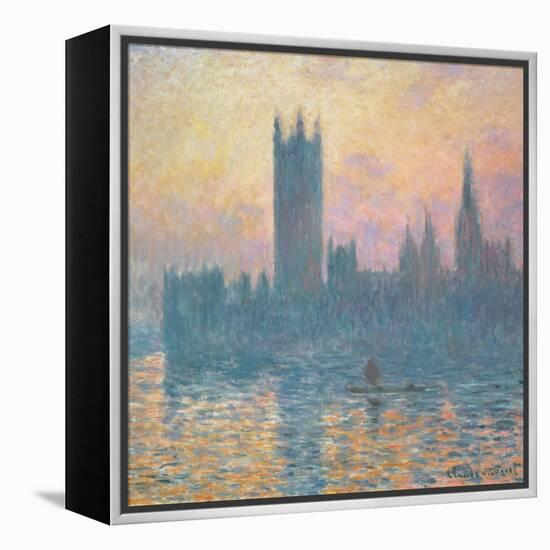 The Houses of Parliament, Sunset, 1903-Claude Monet-Framed Premier Image Canvas