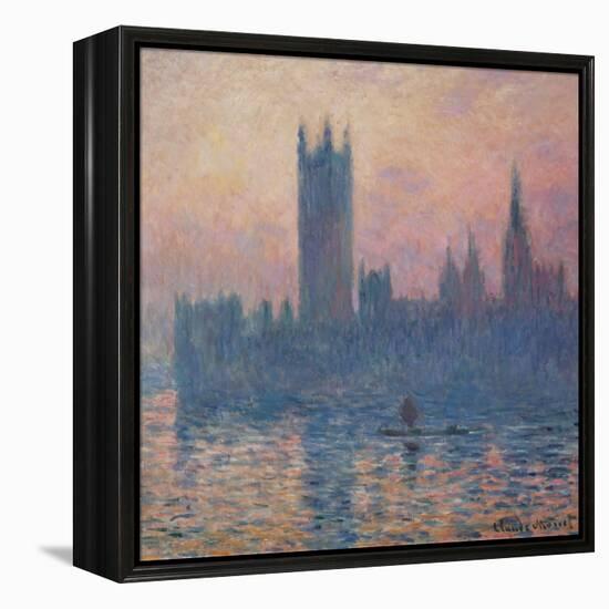 The Houses of Parliament, Sunset, 1903-Claude Monet-Framed Premier Image Canvas
