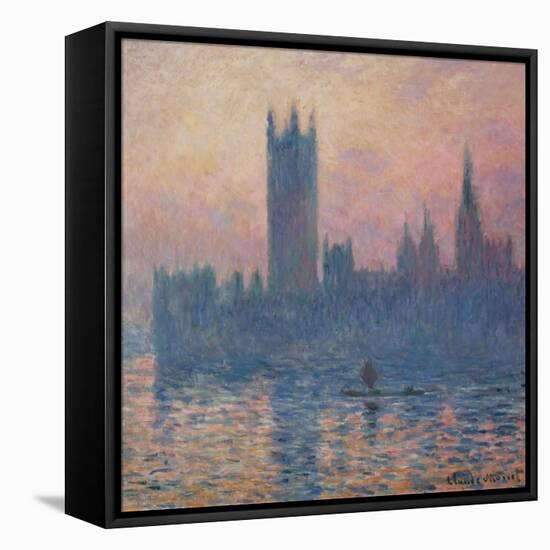 The Houses of Parliament, Sunset, 1903-Claude Monet-Framed Premier Image Canvas