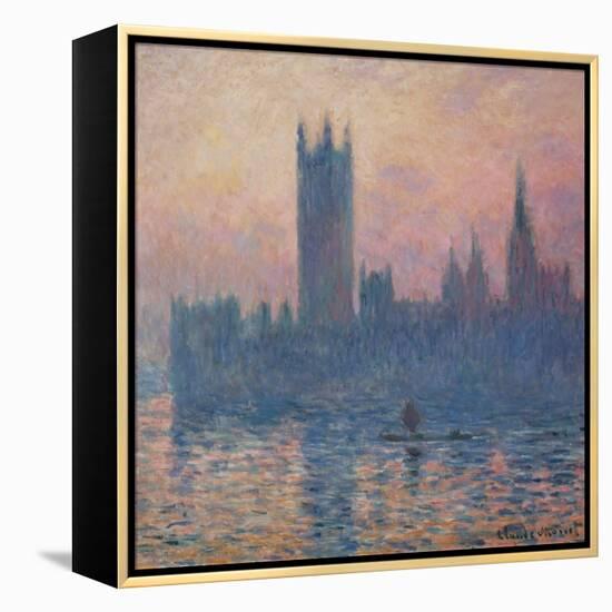 The Houses of Parliament, Sunset, 1903-Claude Monet-Framed Premier Image Canvas