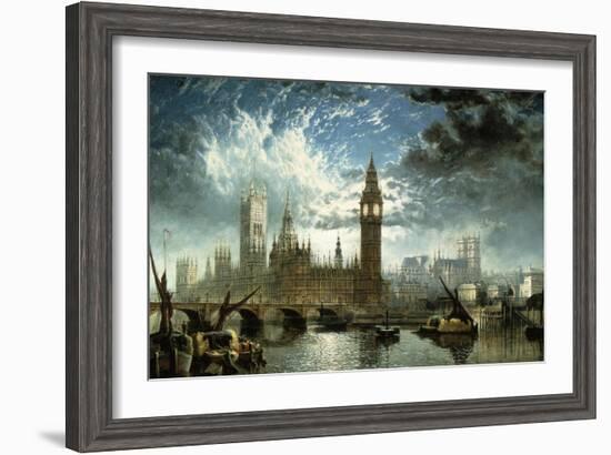 The Houses of Parliament-John Anderson-Framed Giclee Print