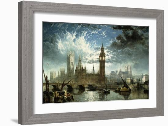 The Houses of Parliament-John Anderson-Framed Giclee Print