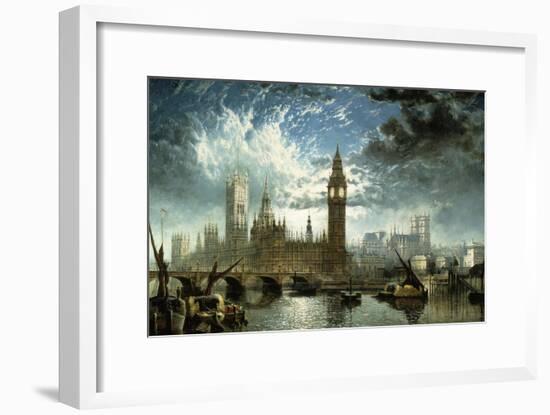 The Houses of Parliament-John Anderson-Framed Giclee Print