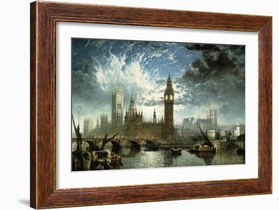 The Houses of Parliament-John Anderson-Framed Giclee Print