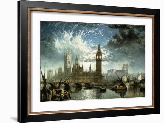 The Houses of Parliament-John Anderson-Framed Giclee Print