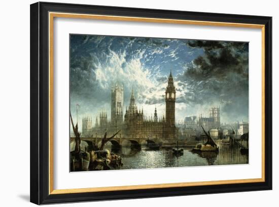 The Houses of Parliament-John Anderson-Framed Giclee Print