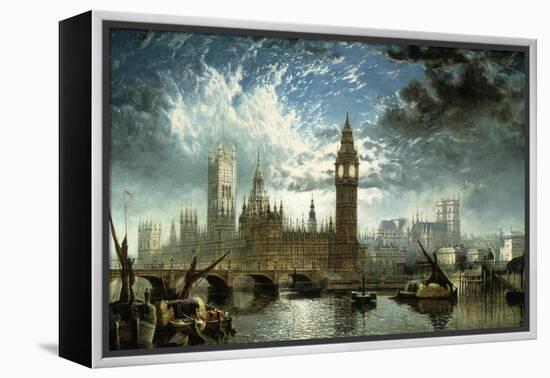 The Houses of Parliament-John Anderson-Framed Premier Image Canvas