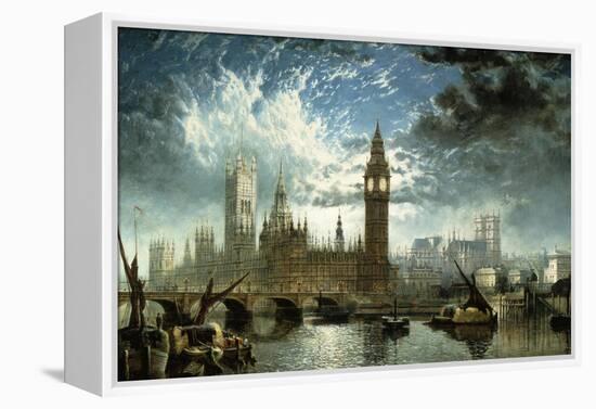 The Houses of Parliament-John Anderson-Framed Premier Image Canvas