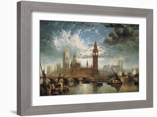 The Houses of Parliament-John Macvicar Anderson-Framed Giclee Print