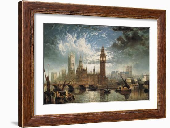 The Houses of Parliament-John Macvicar Anderson-Framed Giclee Print