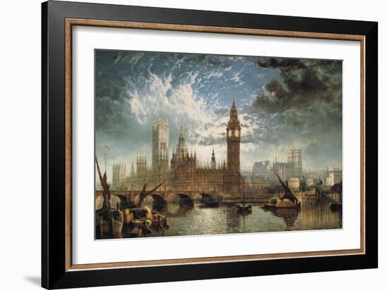 The Houses of Parliament-John Macvicar Anderson-Framed Giclee Print